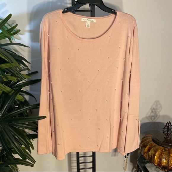 Emaline Woman (86262) 2X Rose Sweater - Picture 1 of 10